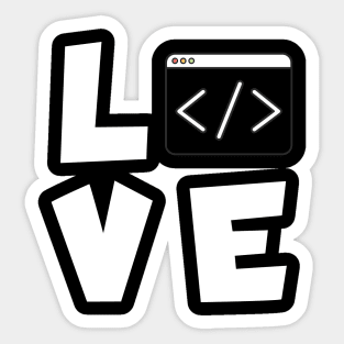Develop love Sticker